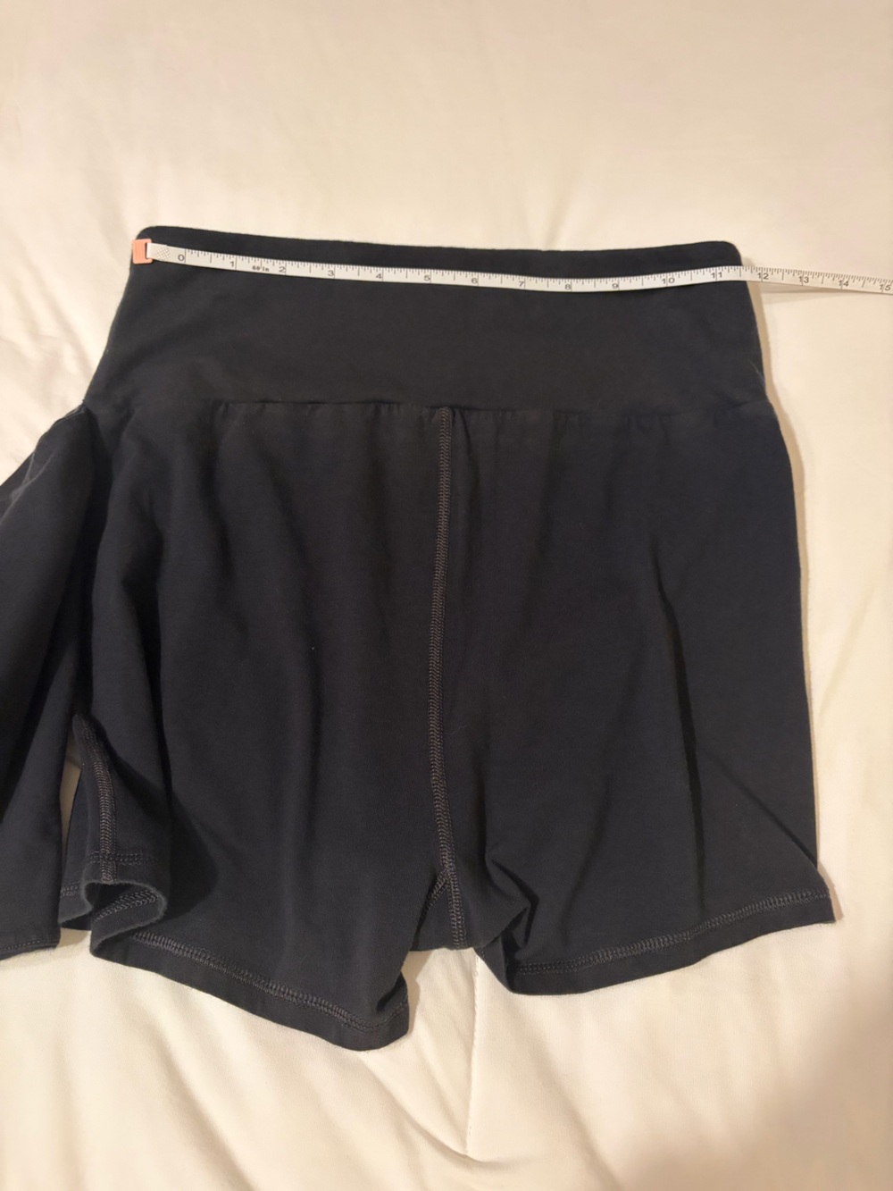FP Movement Free People Black Wrap Tie Skort Zip Pocket Built In Shorts M - Picture 9 of 10